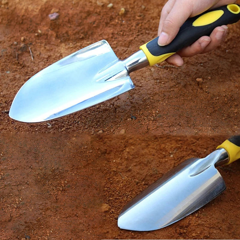New Garden Tool Hand Trowel Rake Cultivator Weeder Tools With Ergonomic Handle Garden Lawn Farmland Transplant Gardening Bonsai