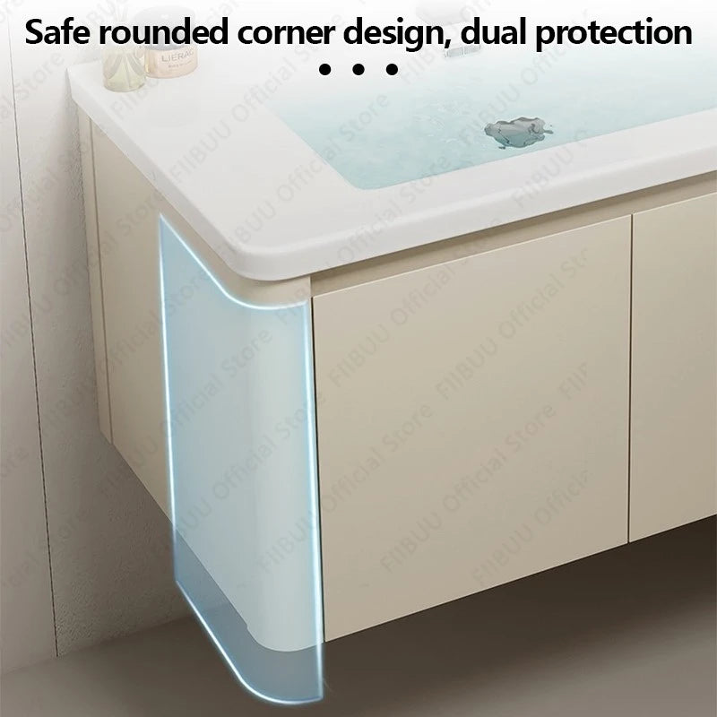 Modern Bathroom Vanity Wall Mounted Bathroom Storage Cabinet, High-Definition Mirror Integrated Bathroom Furniture Accessories