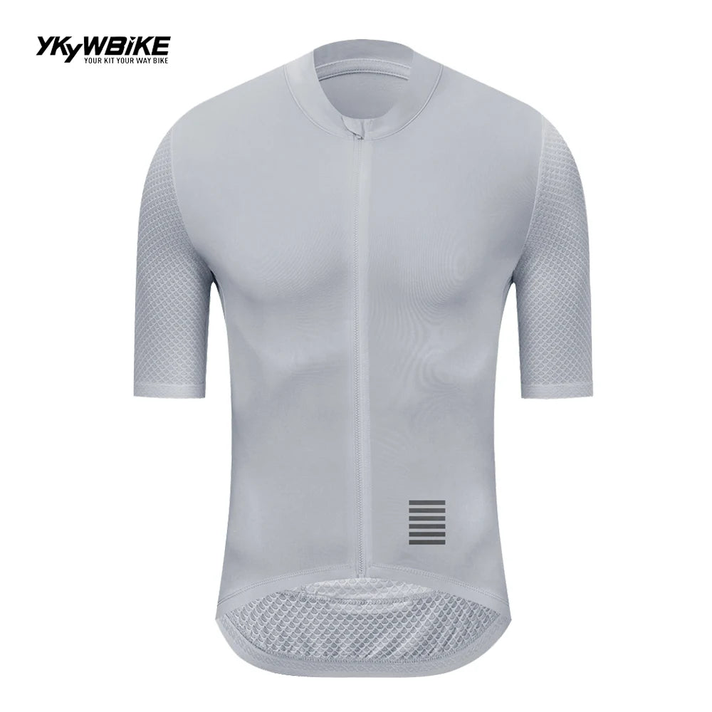 YKYWBIKE Men Cycling Jersey Short Sleeve Bicycle Clothing MTB Summer Maillot Bike Shirt Downhill Jersey High Quality  Pro Team