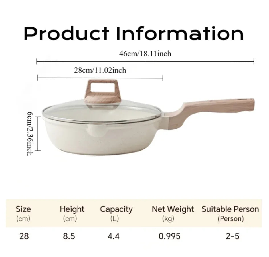 DONNOR Ceramic Cookware Sets Pots and Pans Set Nonstick  Induction Cookware Kitchen Cooking Set with Frying Pans Set