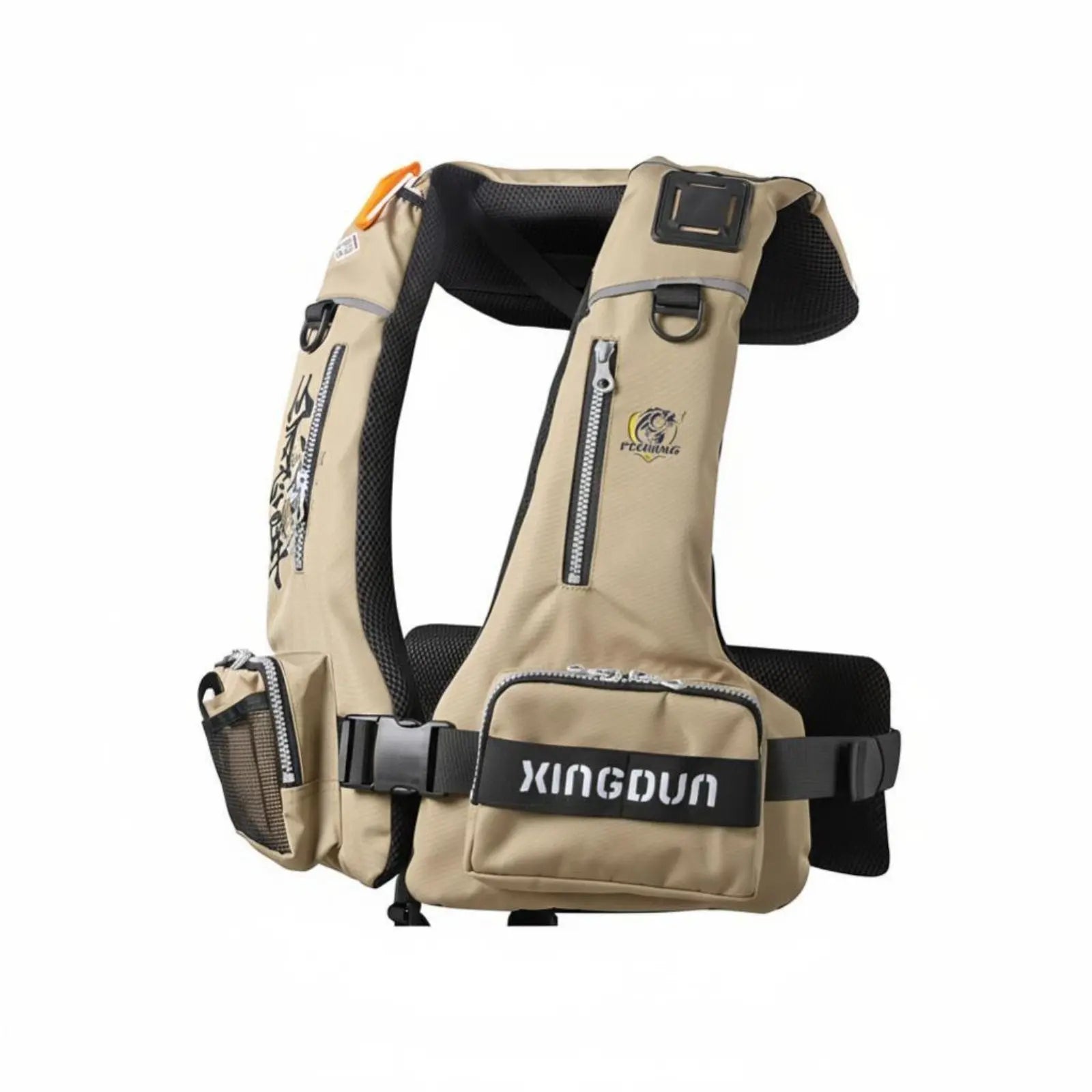 High Buoyancy Life Jacket Fishing Vest Outdoor Adult Fishing Gear