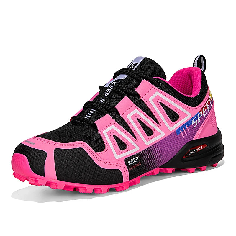 Men Hiking Shoes Waterproof Women Outdoor Trainers Lace-up Climbing Trekking Sneakers Mountain Walking Hunting Tactical Boots