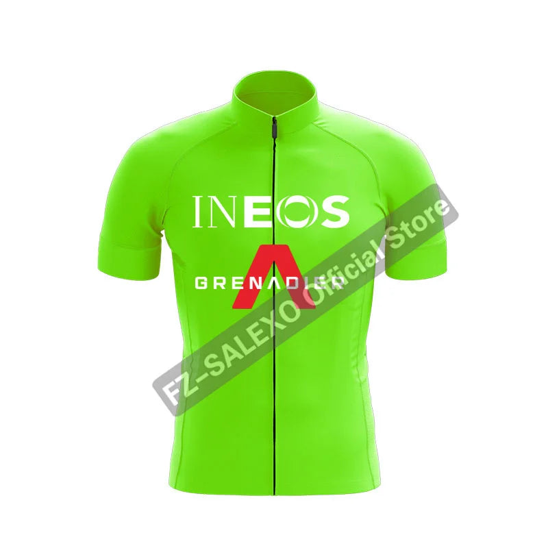 INEOS Cycling Set Men Summer Cycling Jerseys Set Short Sleeve Mountian Bike Clothing Racing Bicycle Clothes Ropa Ciclismo Hombre