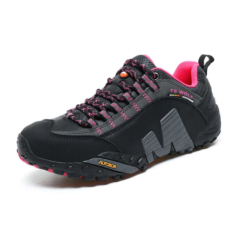 Outdoor Lover Trekking Shoes 2025 Men Waterproof Hiking Shoes Mountain Boots Genuine Leather Woodland Hunting Tactical Shoes
