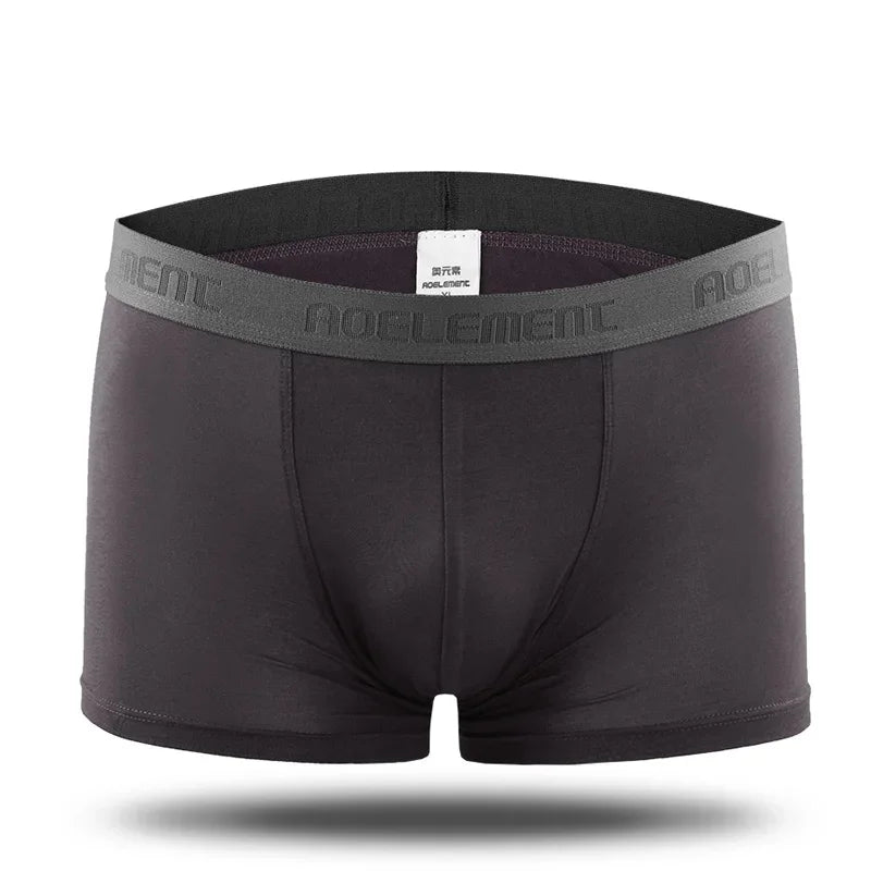 Men's Underpants: Mid-thigh Flat-Cut Pants with Sweat Absorption - Men's Breathable and Sexy Four-Side Bottom Pants Head