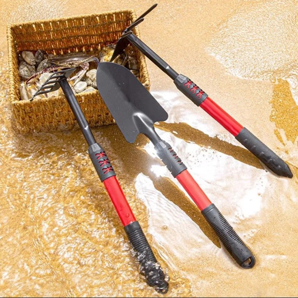 Manual Gardening Farming Hand Tools Set Shovel Weed Remover Small Hoe Rake for Garden Planting Vegetable Grass Digging Kids 제초
