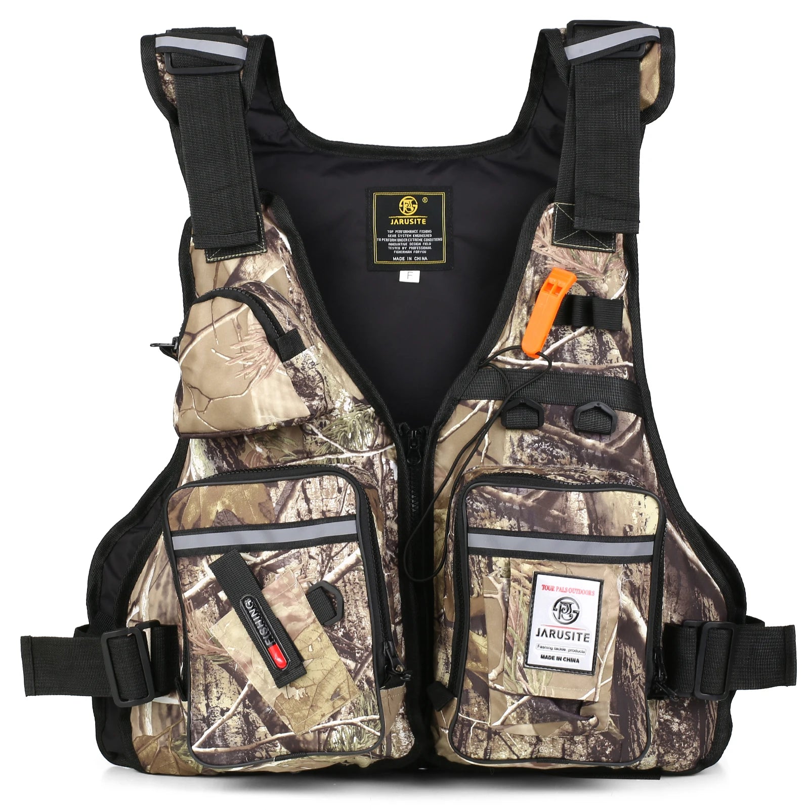 Men Professional Life Jacket Buoyancy Suit Portable Fishing Vests Multi-Pockets Waterproof Sea Fishing Adjustable Vest 2023 New