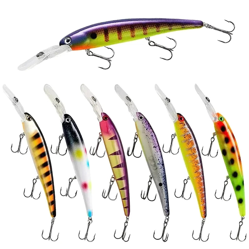 ZWICKE Trolling Lure Wobbler 120mm/20g Floating Crankbait Bandit Minnow Bass Pike Bait Depth 3-8M Saltwater Fishing Tackle
