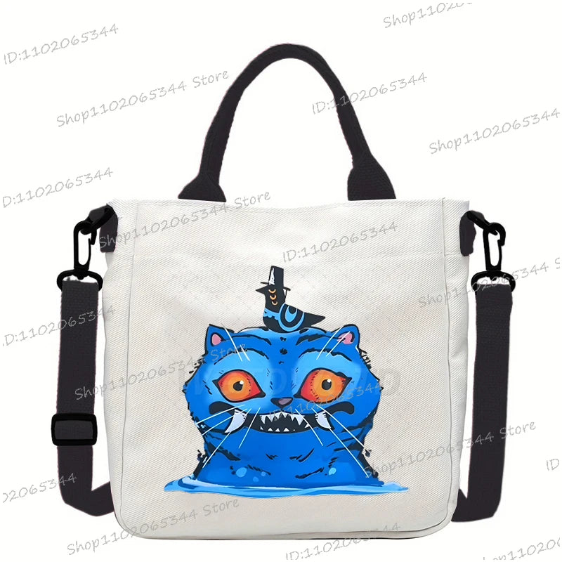 Fashion Woman Men Anime Cartoon Small Shoulder Bags Rumi Tiger Print Handbags Korean Ulzzang Student Crossbody Bag Gifts
