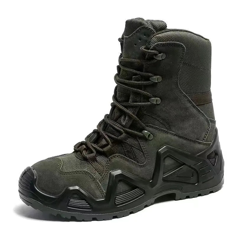 Men Tactical Boots Outdoor Climbing Hunting Boots Desert Training Boot Non-slip Hiking Boots for Men High-top Sneakers Botas2025