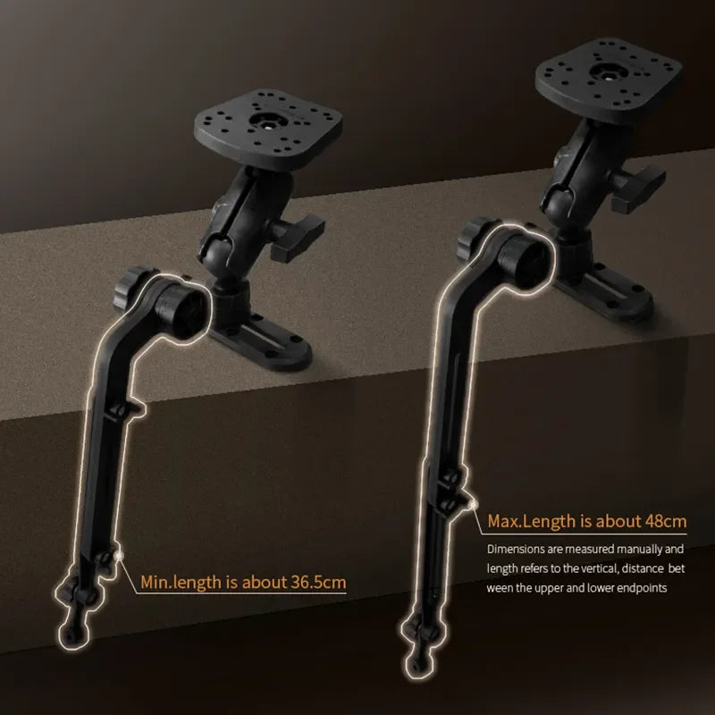 Fishfinder Kayak Mount Track Mounting Base Adapter Fishing Transducer Arm Stand Gps For Garmin Humminbird Fish Finder Mount