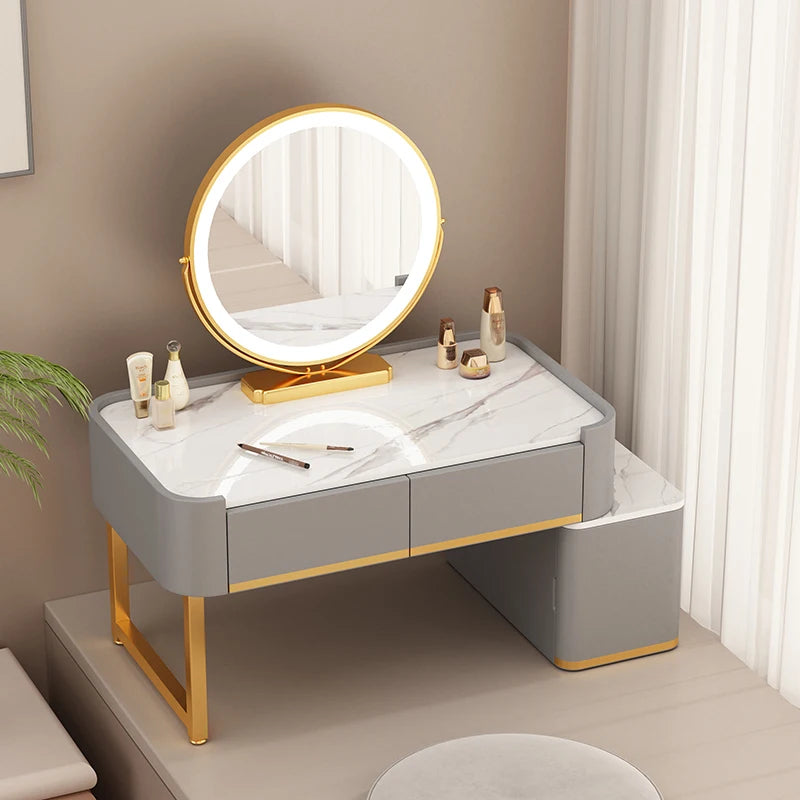 Organiser Ornaments Dressing Table Luxury Makeup Style Shelf Dressing Table Design Storage Tocador De Maquillaje Home Furniture