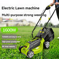 1600W Powerful Electric Lawn Mower, Weeding Machine, Hand Push Electric Household Weeding Machine, Lawn Mower
