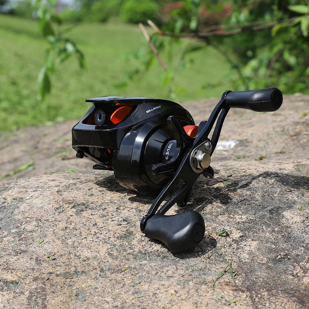 Baitcasting Reel 6.3:1 8KG Max Drag Fishing Reel For Bass in ocean environment casting reel spinning reel fishing accessories