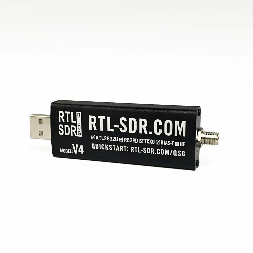 SDR V4 Software Defined Radio Receiver HTOOL RTL-SDR V4 RTL2832U 1PPM TCXO HF BiasT SMA Software Defined Radio + Antenna