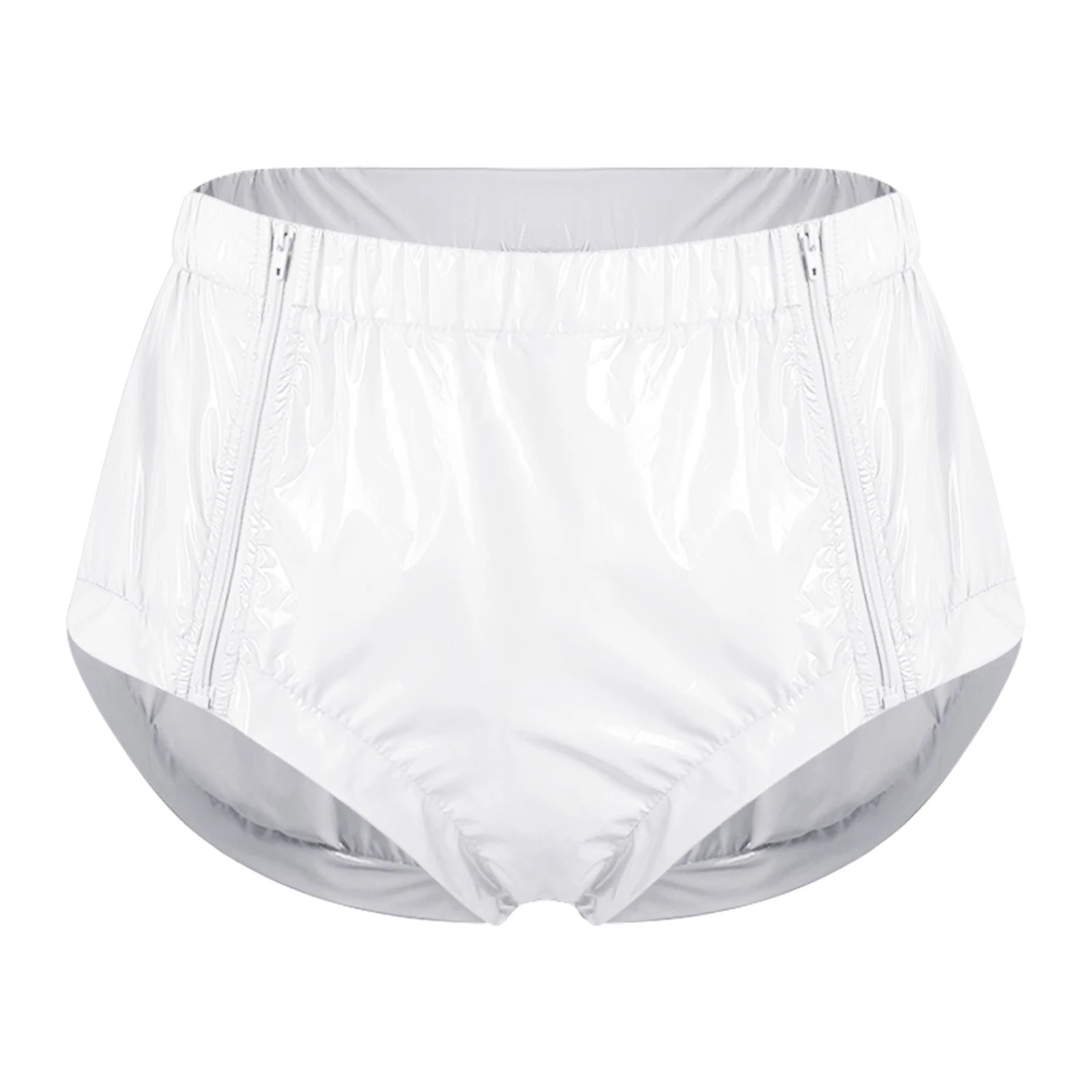 Mens Adaptive Underwear Waterproof Diaper Cover Front Pressing Buttons Anti-leak Briefs Bottoms for Elderly Special Needs