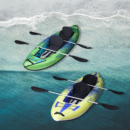 Adult Inflatable Fishing Canoe/Kayak 2 And 3 Person Inflatable Canoe Kayak, Seated Kayak With Paddle