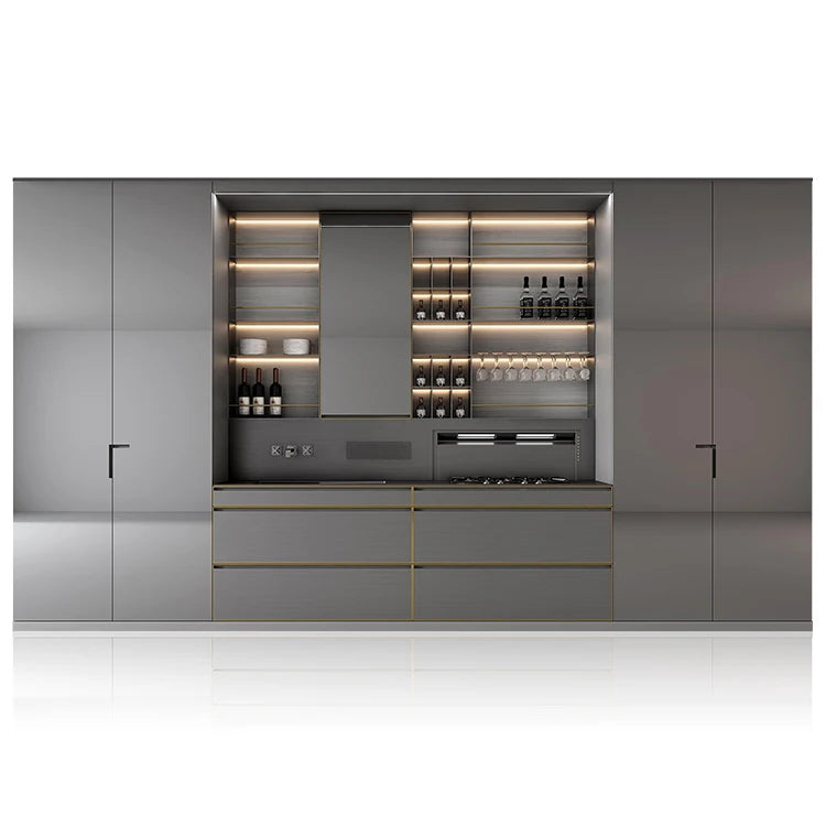Fashion Living Room Furniture Wooden Wall Simple Design Tv Cabinet Modern Tv Cabinet Long Tv Cabinet