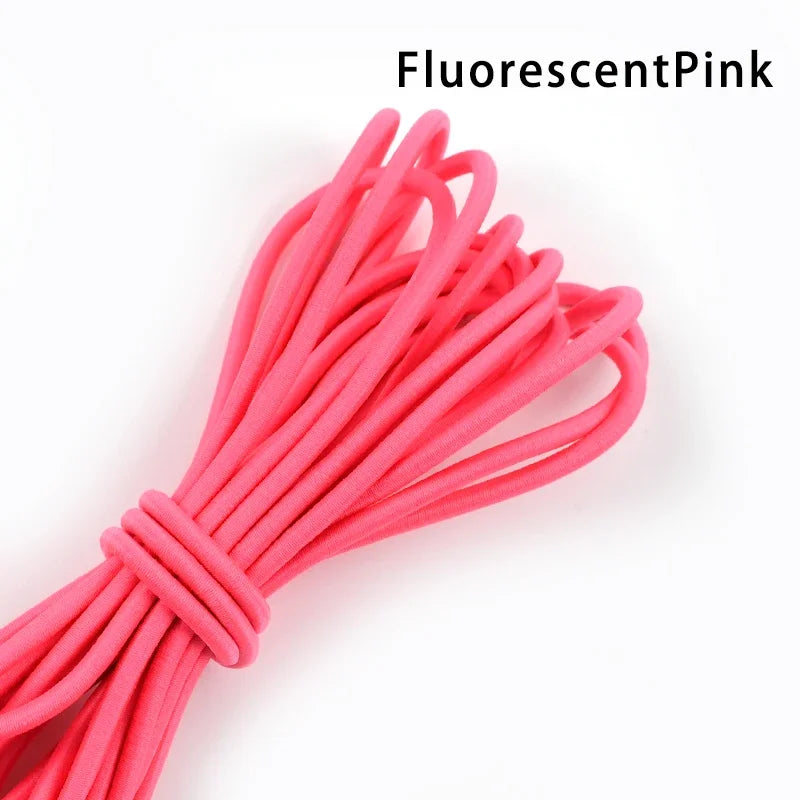 5/10Meters 4mm Elastic Bands for Hairband Sewing Stretch Rubber Tapes Rope Belt Spring String Cords DIY Clothes Accessories
