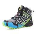 Men's snow boots warm and non slip outdoor hiking boots, lightweight walking shoes in winter trainers shoes men