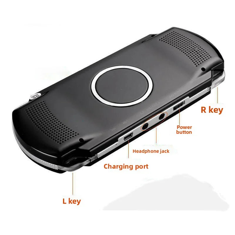 X6 Gaming Console 12 Emulators 10,000 Retro Arcade Games Arcade Console 4.3-inch Screen IPS Video Game Toy Gift