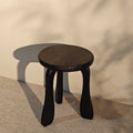 Mid-Century Wooden Vanity Stool for Bedroom Makeup Seat Multipurpose Dining Bench Balcony Display Plant Stand