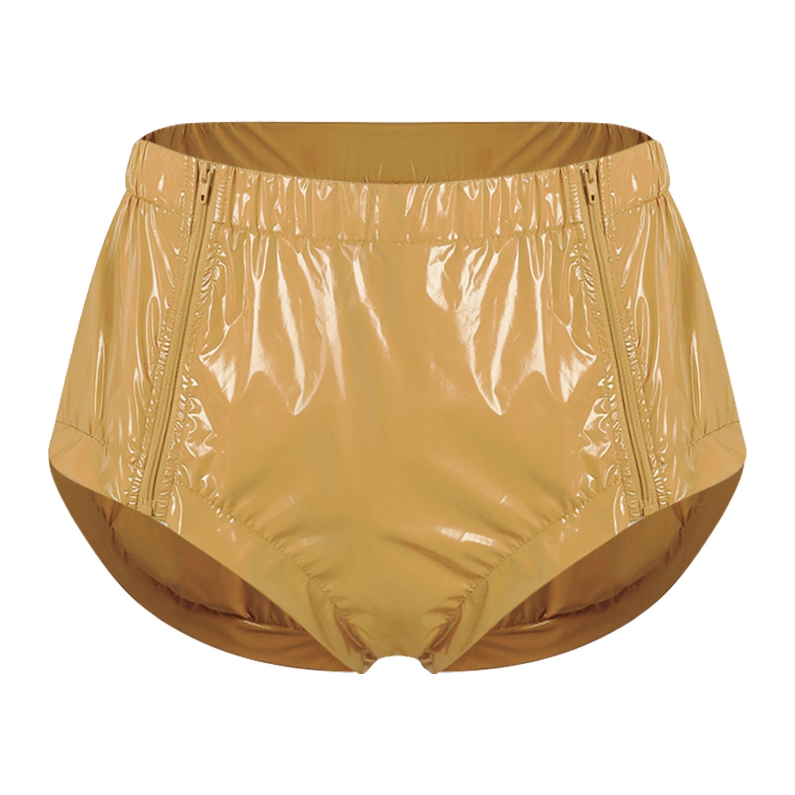 Mens Adaptive Underwear Waterproof Diaper Cover Front Pressing Buttons Anti-leak Briefs Bottoms for Elderly Special Needs