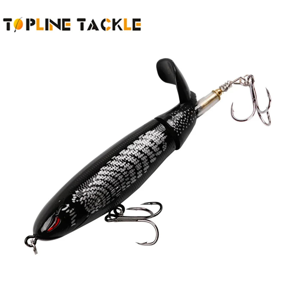 Topline Tackle Whopper Plopper Topwater Fishing Lure 13g15g36g Floating Lure Trolling Crankbait Pike Hard Baits Artificial Baits