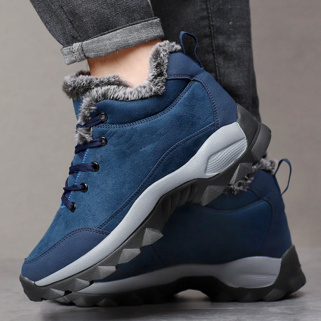 Men Snow Boots Winter Outdoor Walking Shoes Light Sneakers for Men Winter Shoes Botines Tenis Mens Hiking Ankle Boots Footwear