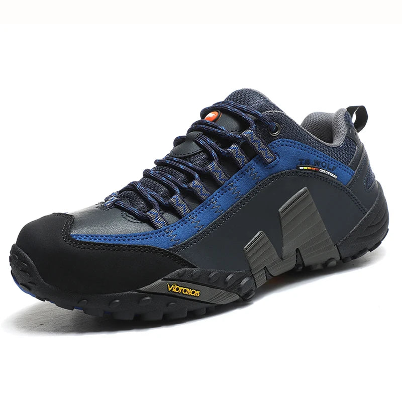 Outdoor Lover Trekking Shoes 2025 Men Waterproof Hiking Shoes Mountain Boots Genuine Leather Woodland Hunting Tactical Shoes