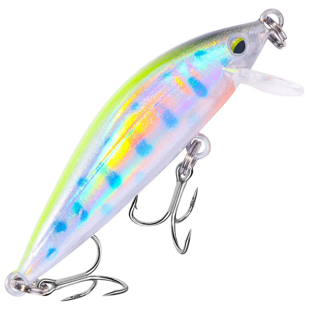 3GFloating Minnow Lua Lure5CMLength Freshwater Special Creek Fish Bass Crappie Mandarin Fish Horse Mouth Full Swimming Layer Bio