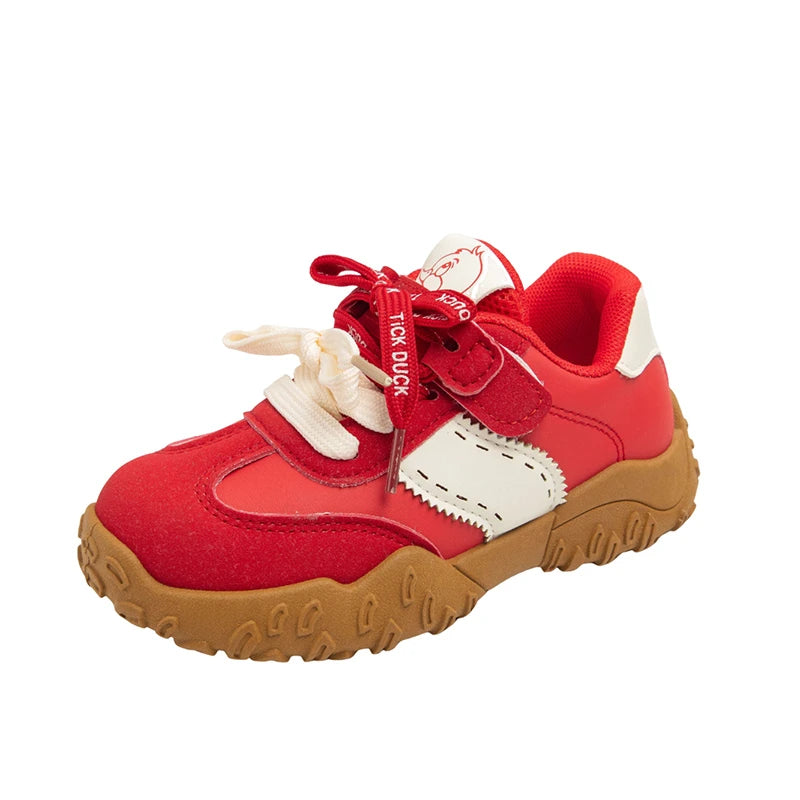 Kids Casual Shoes Trend Comfortable Handsome Boys Girls Running Shoes Non-slip 2025 Autumn New Children Sports Shoes Soft Bottom