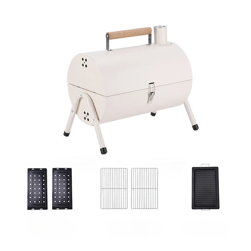 Portable Charcoal Grill,Tabletop Charcoal Grill,BBQ Grill for Outdoor Cooking Camping,Picnics,Backyard,Balcony