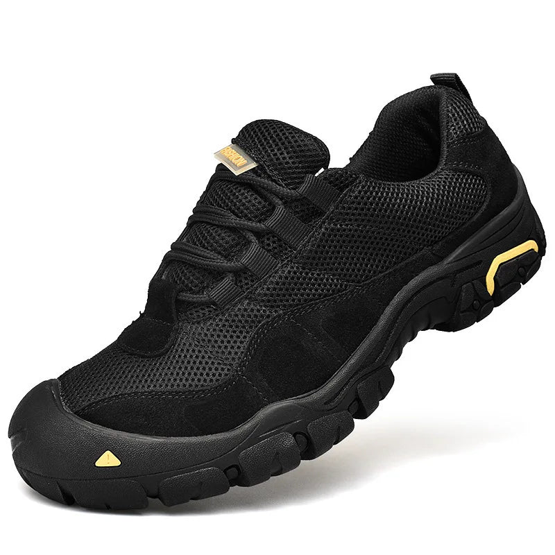 Trendy Original Men's Hiking Shoes Suede Leather Boots Waterproof Low Cut Tactical Boots Hunting Sneakers Classics Comfort shoes
