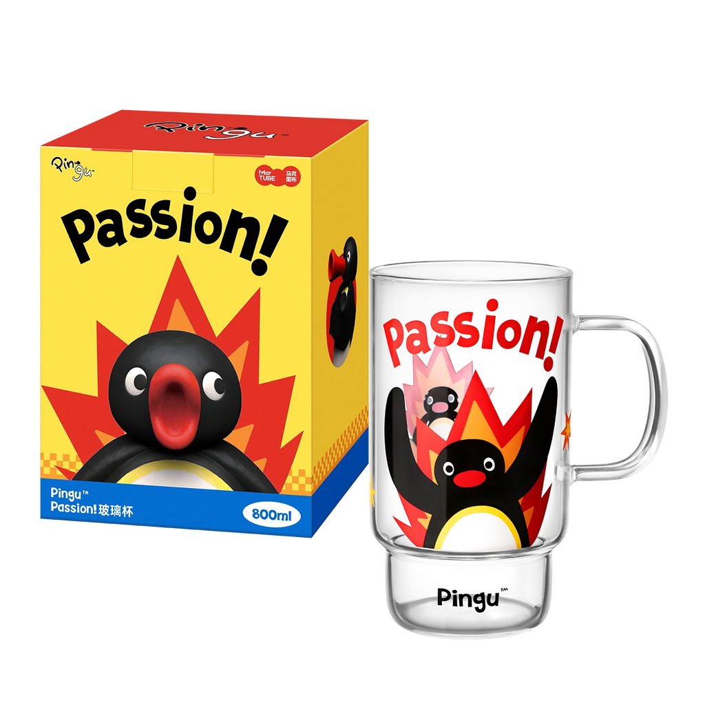 In Stock Pingu Cup Pingu Summer Style Water Cup Pingu Glass Portable Mug Children'S Sippy Cup Customized Gift Ornament