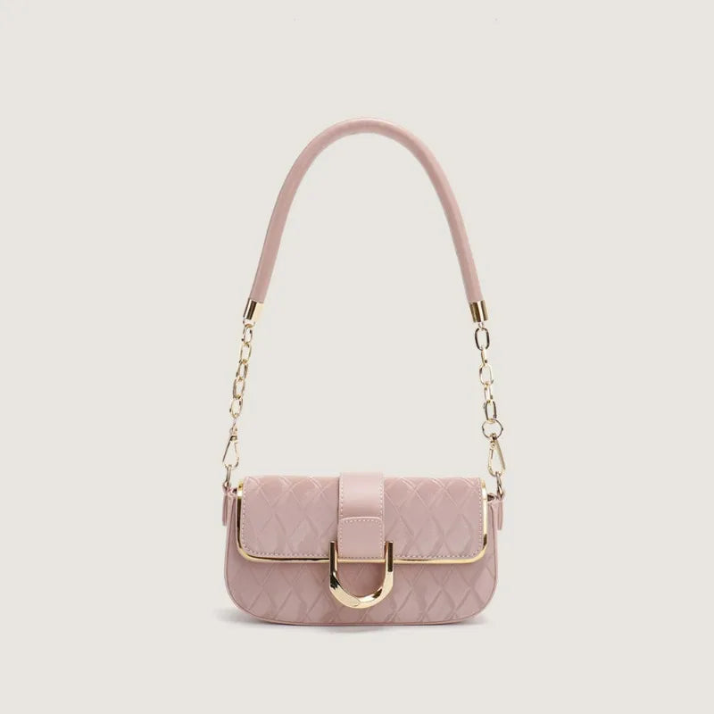 Fashion Shoulder Bags for Women 2025 New Handbags Argyle Chain Woman Crossbody Bag Double-use Small Handbag Female Bag Purse