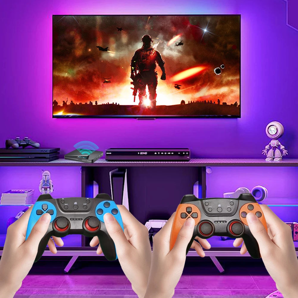 Video Game Console 65000+ Games Super Console 60+ Game Emulators 2.4G/5G BT 4.3 for DC/Arcade/MAME/Sega for Saturn