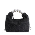 Women's Handbags Korean Pearl Denim Simple Fashionable Sweet Gentle Versatile New Handbags Luxury Brand Crossbody Bags For Girl
