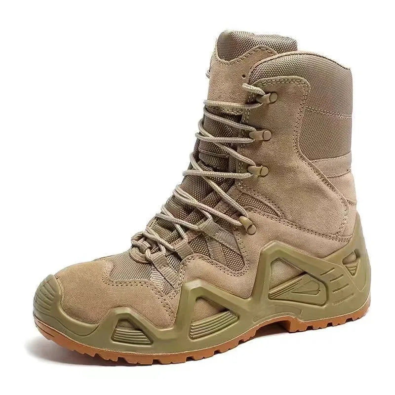 Men Tactical Boots Outdoor Climbing Hunting Boots Desert Training Boot Non-slip Hiking Boots for Men High-top Sneakers Botas2025