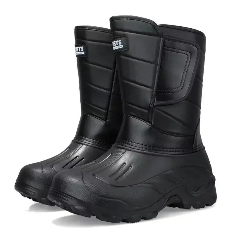 Outdoor Sports Men Boots  Spring Waterproof Shoes for Men Light Rain Boots Fishing Boots Winter Snow Boots New Work Boots 2024