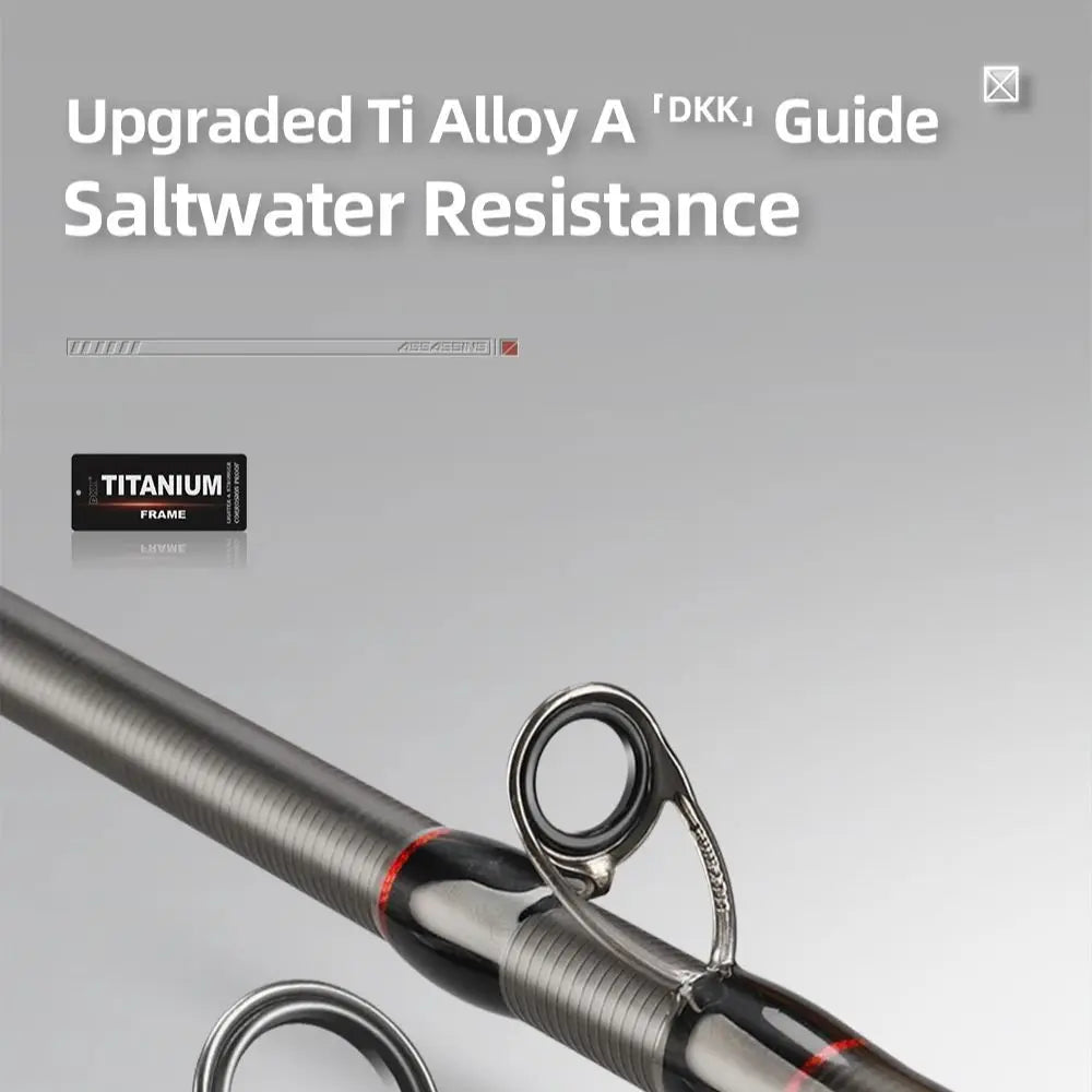 Histar Assassins II Fishing Rod Saltwater 40+30T Toray Carbon 1.55-1.68m BFS DKK-A Titanium Guides Tape Fast Action UL-MH Hard