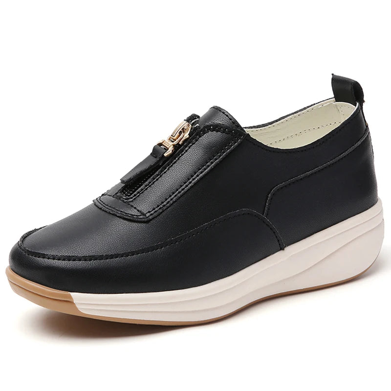 Women's Sports Shoes 2025 New White Shoes Woman Flats Casual Shoes Zapatillas De Mujer Flat Sneakers Casual Footwear Women