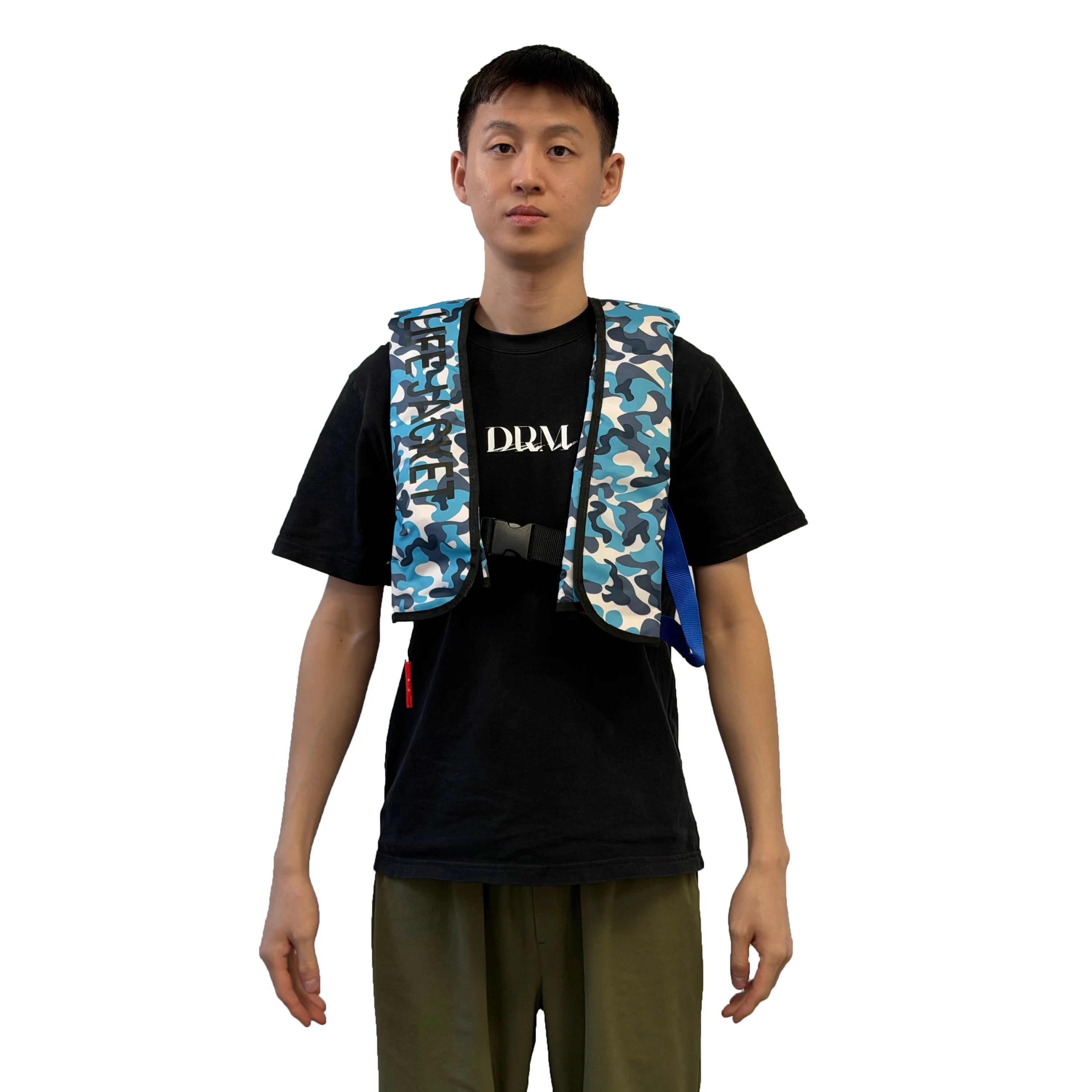 Professional Fishing Vest Self Inflatable Life Jacket Manual Vest Adult 150N Auto Water Sports Rafting Boating Accessories ﻿