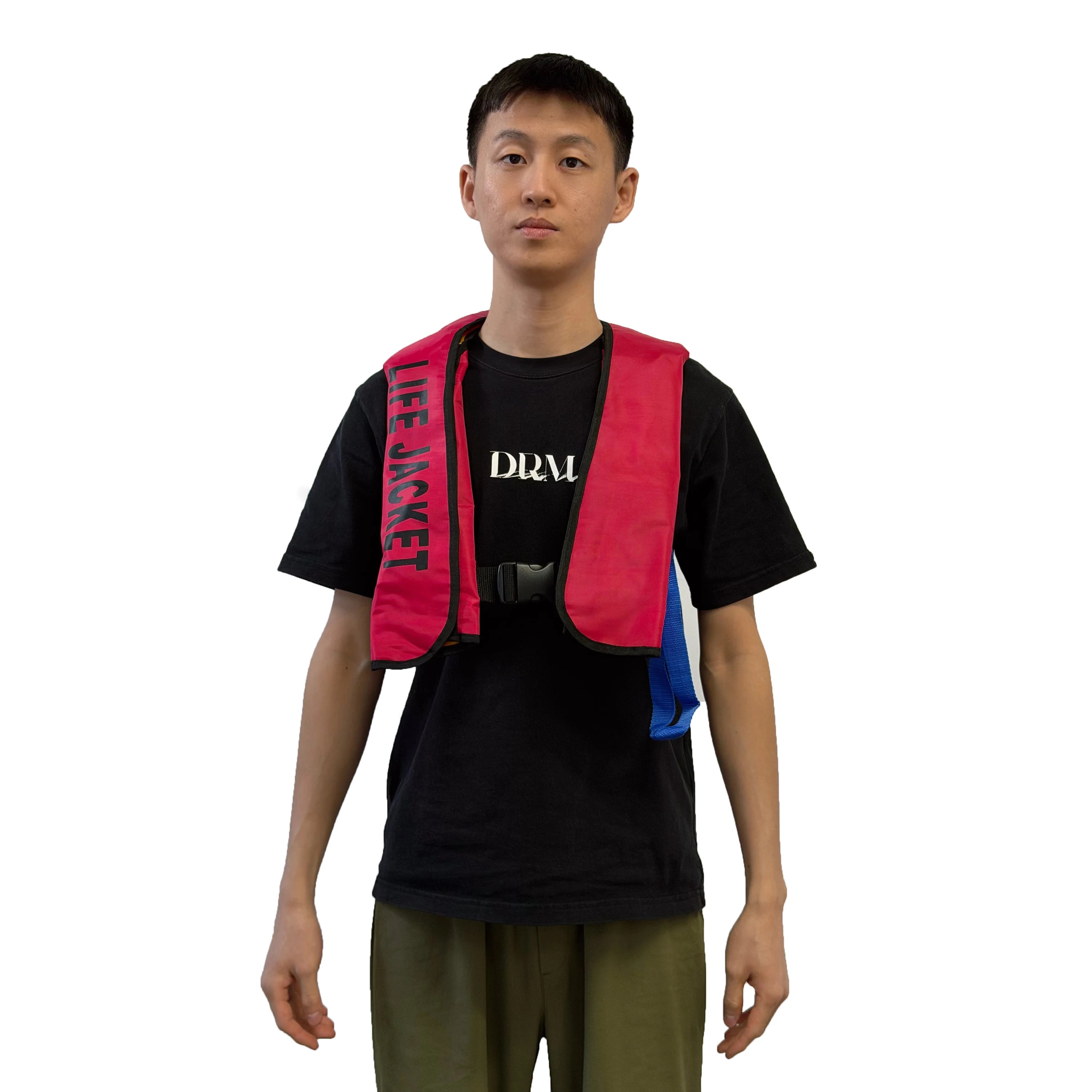 Professional Fishing Vest Self Inflatable Life Jacket Manual Vest Adult 150N Auto Water Sports Rafting Boating Accessories ﻿