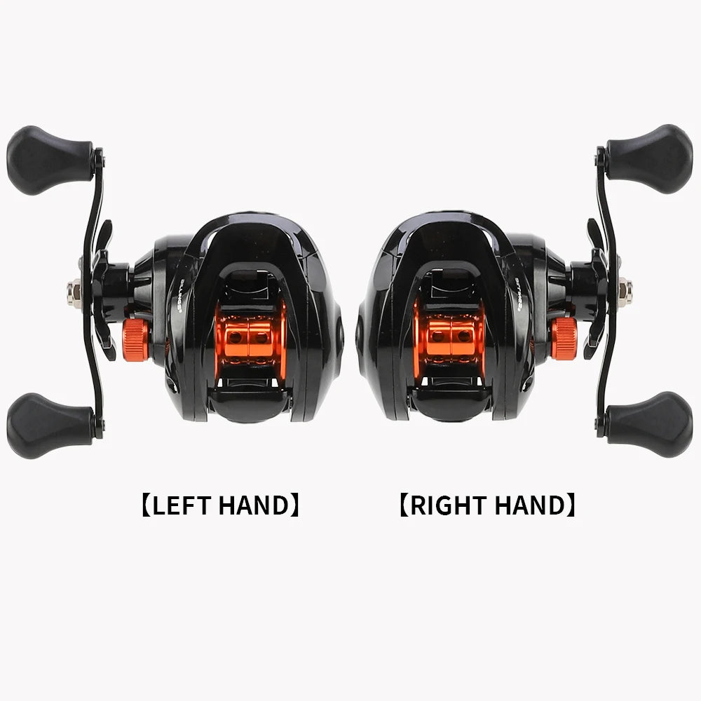 Baitcasting Reel 6.3:1 8KG Max Drag Fishing Reel For Bass in ocean environment casting reel spinning reel fishing accessories