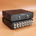 Speaker Amplifier Switcher Stereo Home Audio Selector Switch Box Banana Plug Silver Plated Audio Cable