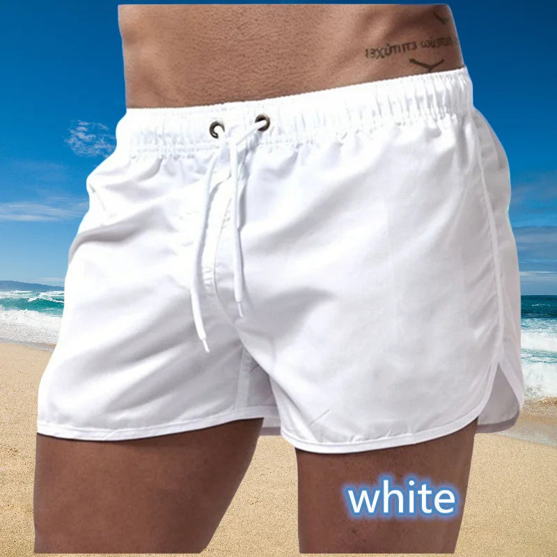 2025 New Man Swimwear Swim Shorts Trunks Beach Board Shorts Swimming Pants Swimsuits Mens Running Sports Surffing Shorts