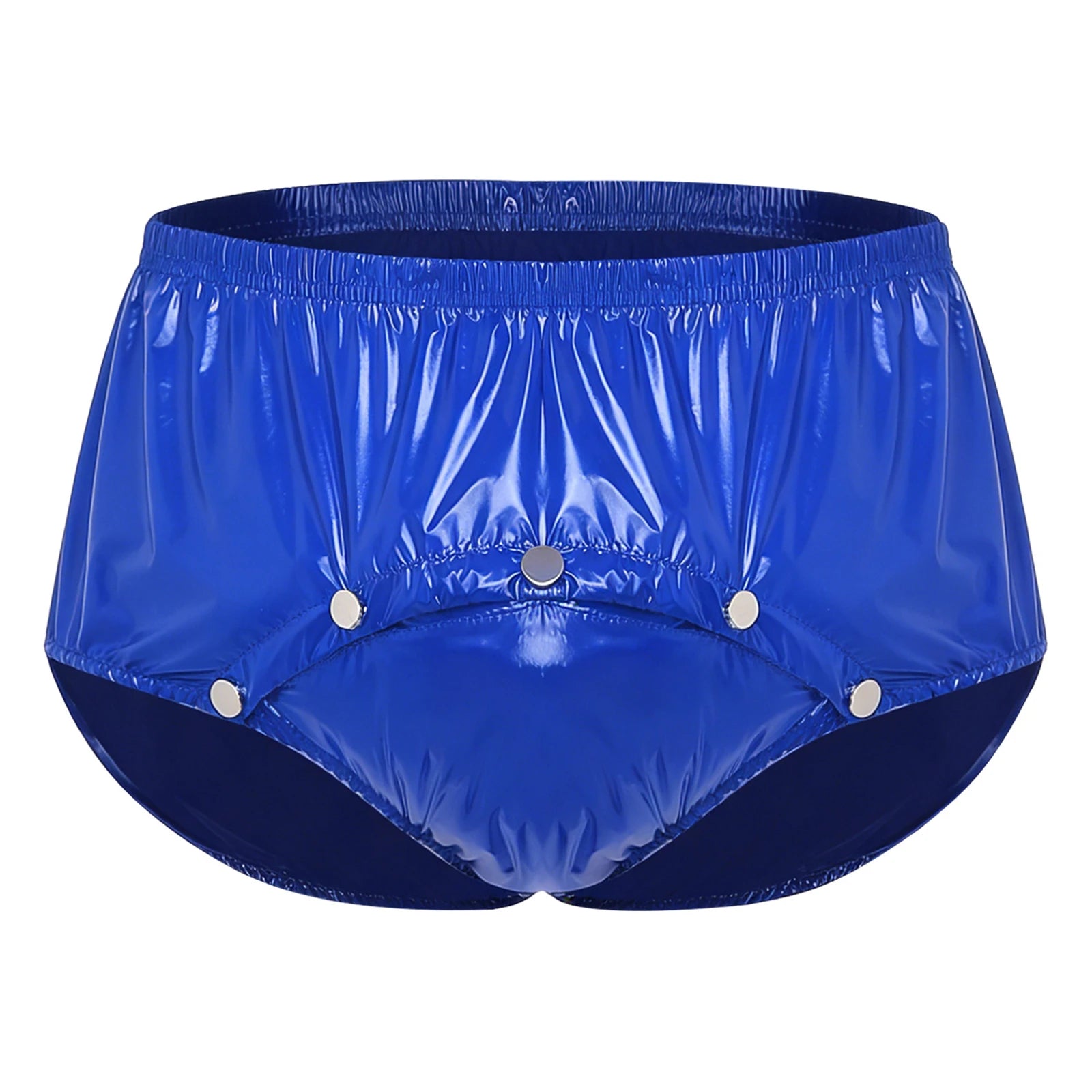 Mens Adaptive Underwear Waterproof Diaper Cover Front Pressing Buttons Anti-leak Briefs Bottoms for Elderly Special Needs
