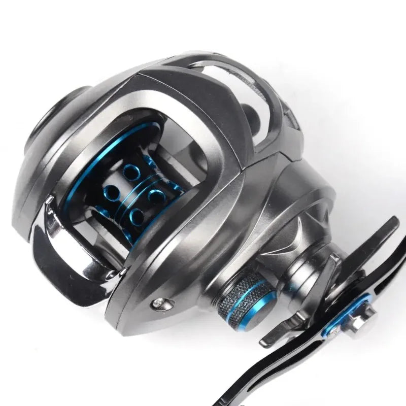 Right or Left Baitcasting Reel 17BB 7.1:1 Bait Casting Fishing Reel Magnetic Brake 12LBS Power Drag Fishing Reel Fishing Tools