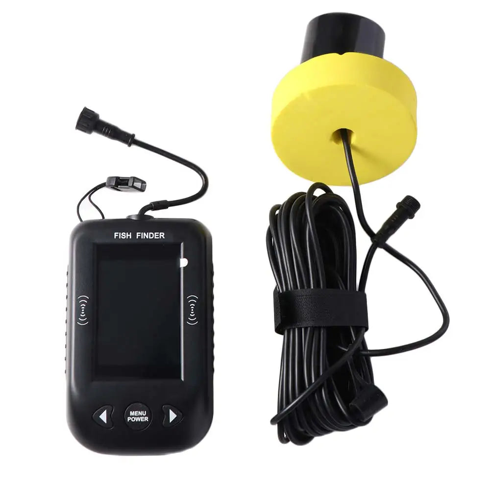 45 Degrees XF03 Fish Finders 100M Depth Wire Design Portable Sonar Finders LCD Display Waterproof Sonar Fish Finder Lake Fishing